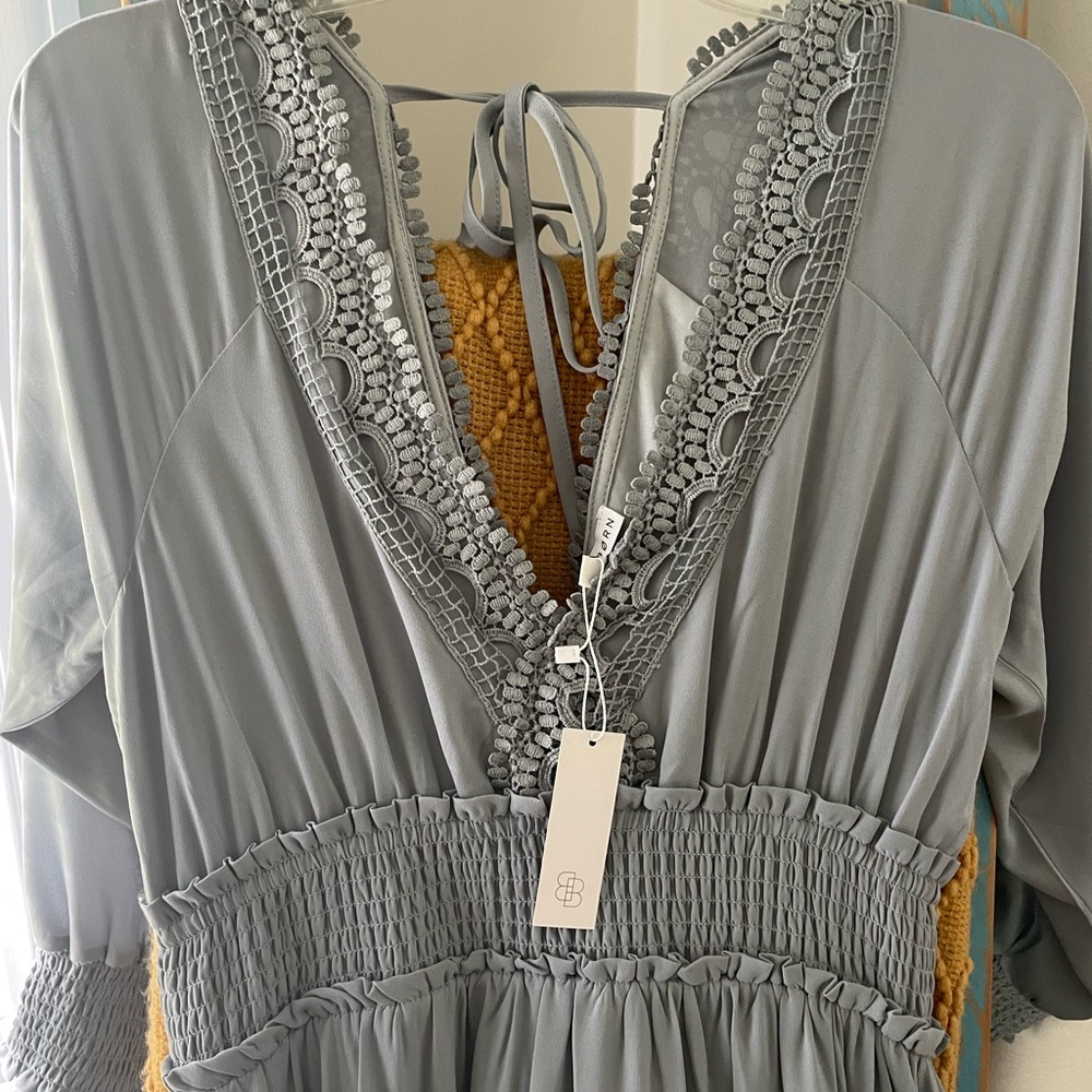 Baltic Born Gray Maxi Dress - Picture 5 of 5
